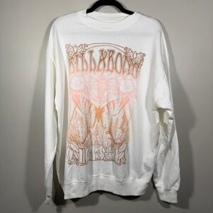 Billabong Ride‎ In OTLR WCF0 Butterfly Graphic Crewneck Sweatshirt - Women's XS